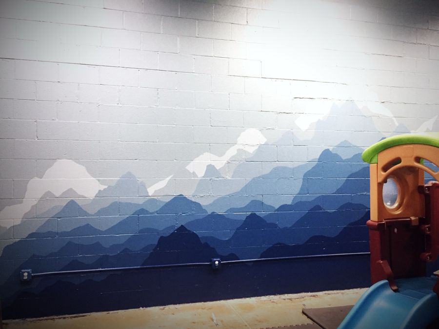 Blue mountains, playroom