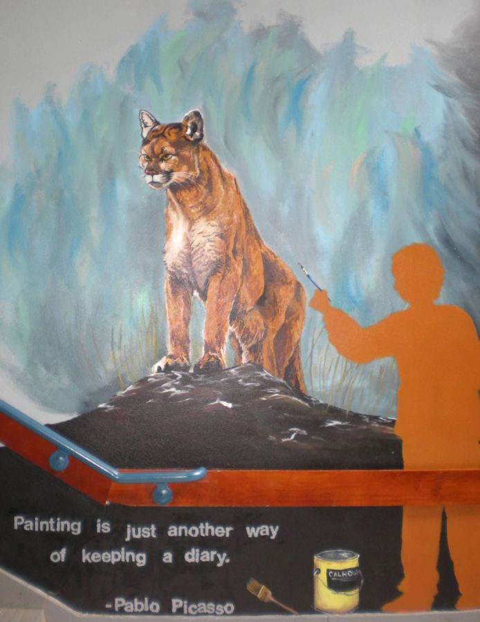 Cougar with the Picasso line